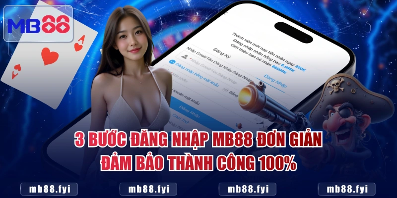 3 bước đăng nhập MB88 đơn giản đảm bảo thành công 100%